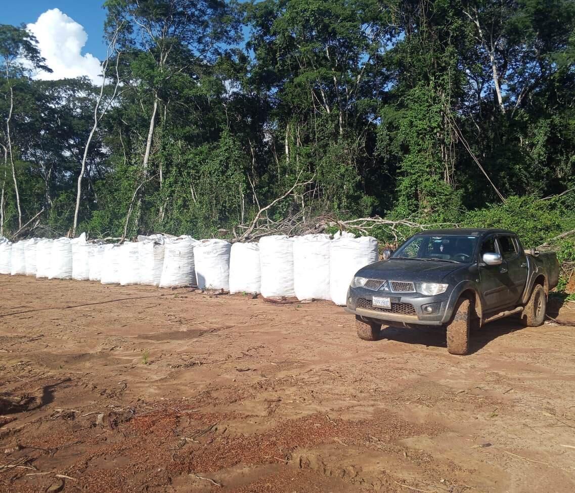 Big bags llenos listos para despacho